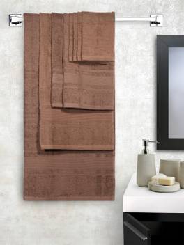 Lushomes Cotton 450 Gsm Bath Hand Face Towel Set Buy Lushomes