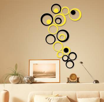 Scotlon Extra Large Hoop 3d Wall Sticker Price In India Buy