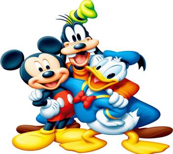 Mickey Mouse Donald Duck Wall Poster Print On Art Paper 13x19