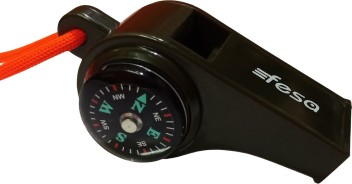 whistle with compass