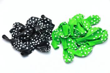 Flipkart Com Shopely Printed Black Light Green Colour Polka
