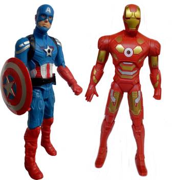 Speoma Captain America And Iron Man Avengers Superheroes Action Figures Toys For Kids With Led Lighting Captain America And Iron Man Avengers Superheroes Action Figures Toys For Kids With Led Lighting