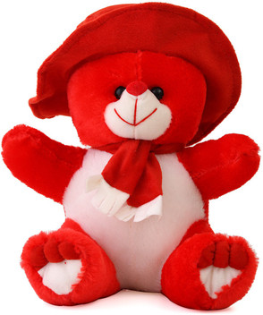 teddy bear with red hat