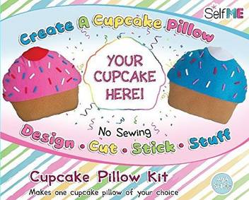 Generic No Sewing Pillow Craft Kit Create Your Own Cupcake Pillow