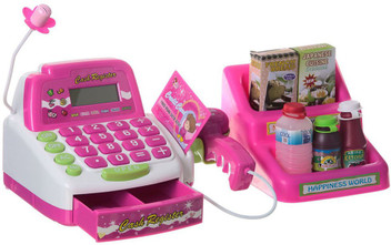 1999 shopping with barbie cash register