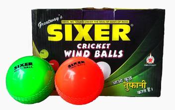 Sixer Wind Ball Pack Of 6 Pcs Cricket Rubber Ball Buy Sixer Wind Ball Pack Of 6 Pcs Cricket Rubber Ball Online At Best Prices In India Sports Fitness Flipkart Com