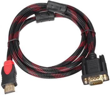 Microware 1 5m Hdmi Vga Cable Male To Male Video Converter Adapter Cable Hd 1080p Connector For Computer Pc Dvd Hdtv Projector 1 5 M Hdmi Cable Microware Flipkart Com