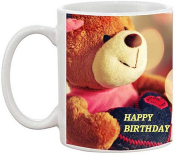 teddy bear with coffee
