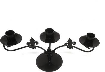 Di Grazia 3 Arms Blooming Candle Holder With Metal Table Top Stand
