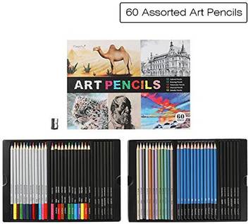 Magicfly Premium Art Pencils Pack 60 Assorted Pencil Set For