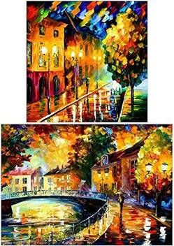 Generic Coopay 2 Pack 5d Diy Diamond Painting Set Arts Crafts Wall