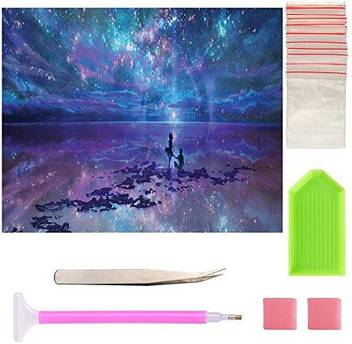 Generic 5d Diy Diamond Painting By Number Kits Crafts Sewing