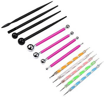 Generic Meuxan 13 Piece Ball Stylus Dot Painting Tools For Mandala