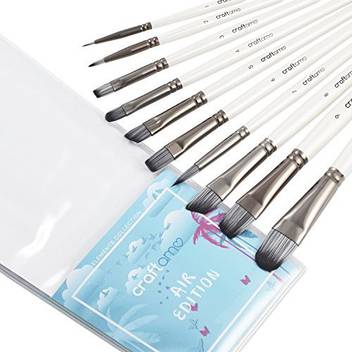 Craftamo Artist Brush Set For Watercolor Acrylics Oil Face