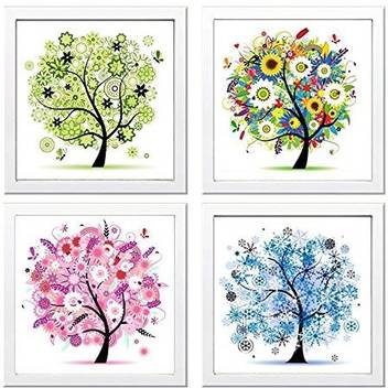 Ant Tree Four Season Tree 5d Diy Diamond Painting Kit Full Square
