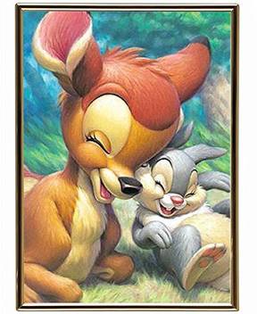 Sunshine Lh 5d Diy Cute Deer Rabbit Diamond Painting Embroidery