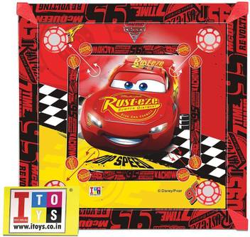 Disney Cars Carrom Ludo 20x20 Size 2 In 1 Board Game Cars