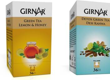 Girnar Tea Combo Lemon And Honey And Detox Lemon Honey Herbs Green Tea Bags Box Price In India Buy Girnar Tea Combo Lemon And Honey And Detox Lemon Honey Herbs Green