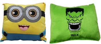 Kaykon Minion Pillow And Hulk Pillow Soft Plush Toy Cushion For