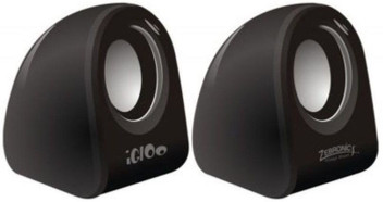zebronics 2.0 multimedia speakers shell