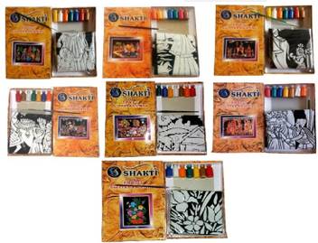 Shakti Emboss Painting Kit Pack Of Seven Emboss Painting Kit