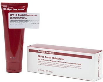 recipe for men facial moisturizer