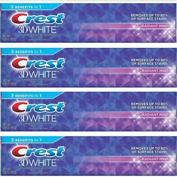 Crest 3d White Radiant Mint Flavor Fluoride Anti Cavity Whitening