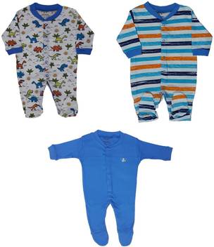 Precious One Baby Girls Blue Sleepsuit Buy Precious One Baby