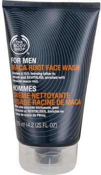 body shop maca root face wash