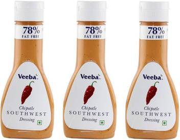 Veeba Chipotle Southwest Dressing Pack Of 3 Sauces Price In India