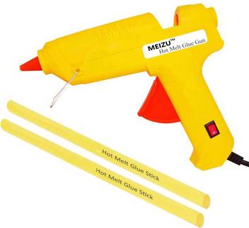 Meizu Professional 40 Watt Glue Gun Kit Hot Glue Gun With 2 Hot Melt Milky Glue Stick Included For Diy Crafts Clothes Crafting Fabric And Home Use Standard Temperature Corded Glue Gun Price In India