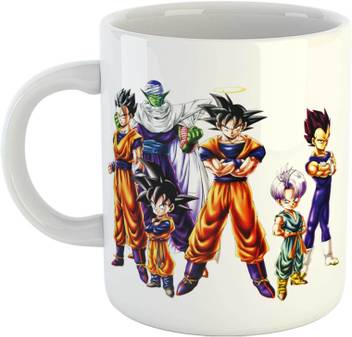 Gen7 Back To School Dragon Ball Z Warrior Cartoon Printed Coffee