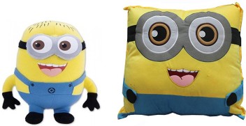 Combo of Minion Soft Toy and Minion pillow