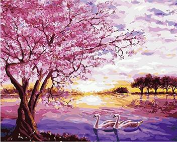 Morgofun Diy Oil Painting Paint By Numbers For Adults Paint By