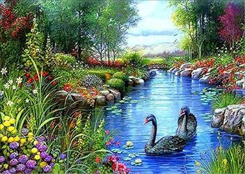 Generic 5d Diy Diamond Painting Kit Rhinestone Embroidery Cross