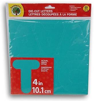 Teaching Tree Die Cut Letters And Numbers Teal Die Cut Letters And Numbers Teal Shop For Teaching Tree Products In India Flipkart Com