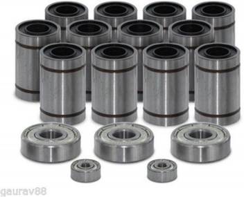 Invento 3d Printer Bearing Set Diy Kit 12pcs Lm8uu 2pcs 624zz