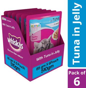 Whiskas Kitten 2 12 Months Tuna 0 51 Kg 6x0 09 Kg Wet Young New Born Cat Food Price In India Buy Whiskas Kitten 2 12 Months Tuna 0 51 Kg 6x0 09 Kg Wet Young New