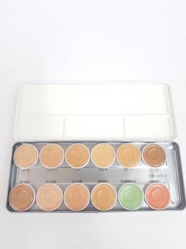 Derma Color Camouflage Cream Palette 12 - Derma Makeup Derma Color Camouflage Cream Palette 12 - Derma Makeup