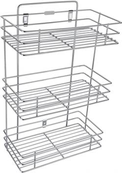 Mantavya Three Shelf Kitchen Racks Kitchen Organiser Racks