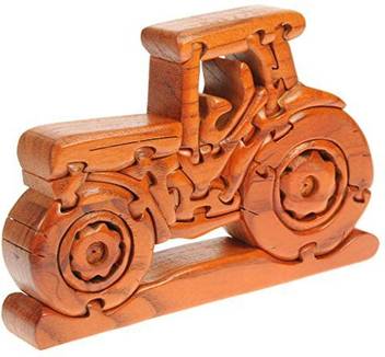Generic All My Gift Ideas Namesakes Tractor Wooden 3d Puzzles For Adults Kids Novelty Xmas