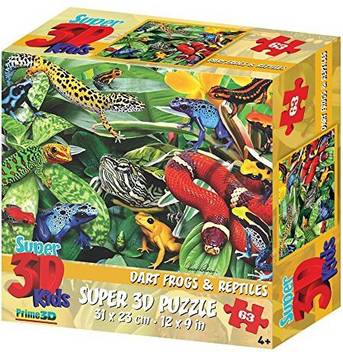 Kidicraft Howard Robinson Hr13517 Animals 63 Piece Super 3d