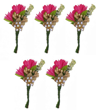 silk wedding flowers hair accessories