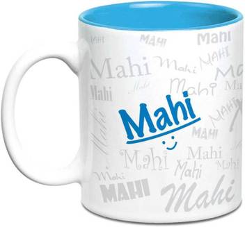 Lof Mahi Name Gift Ceramic Inside Blue Gifts For Birthday Ceramic
