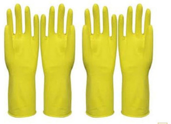 how to wash rubber gloves