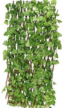 Kaykon Big Expandable Grass Fence Artificial Hedge Green Leaves