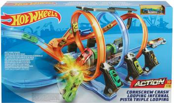 Hot Wheels Corkscrew Crash Track Set Corkscrew Crash Track Set