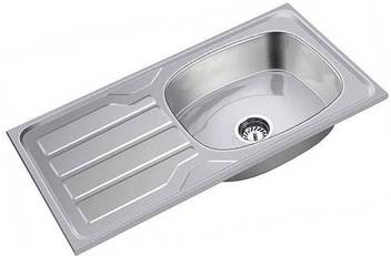 Royal Sapphire Stainless Steel Sink With Drainboard 45x20x9