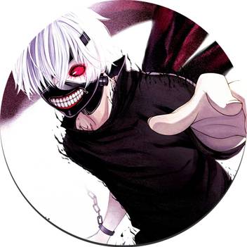 Crazyink Mpadround Anime Devil Boy Smiling Mousepad Crazyink Flipkart Com