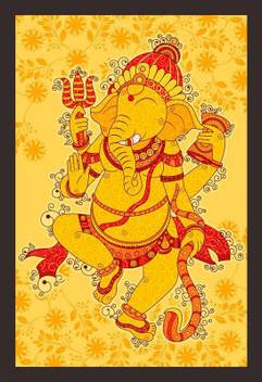 Mad Masters Mad Masters Abstract Statue Painting Of Indian Lord